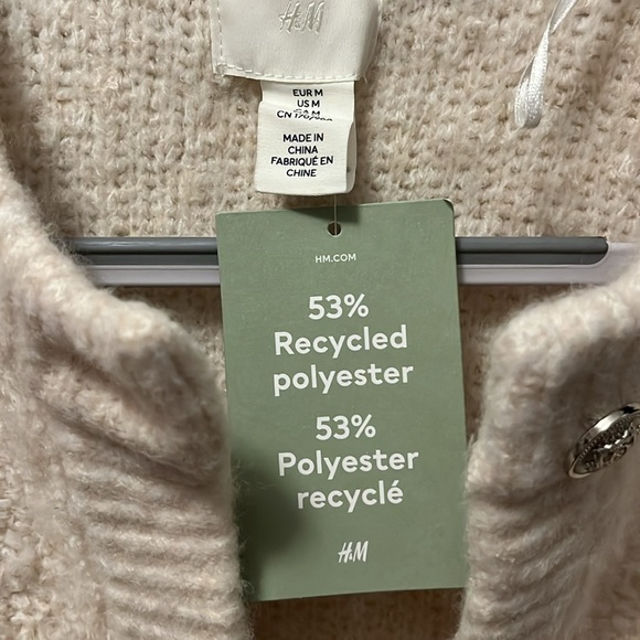 H & M SWEATER CARDIGAN SIZE M NWT - Picture 3 of 6